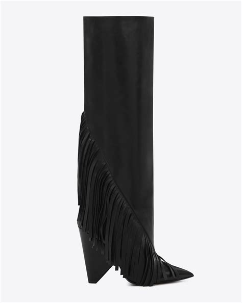 ysl knee high boots niki|YSL boots.